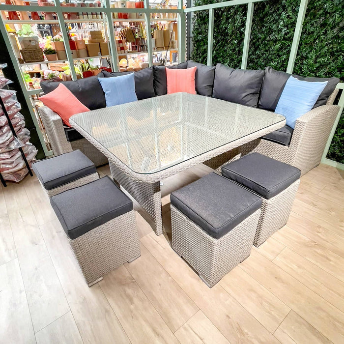 Bespoke Large Casual Dining Set in Cloud