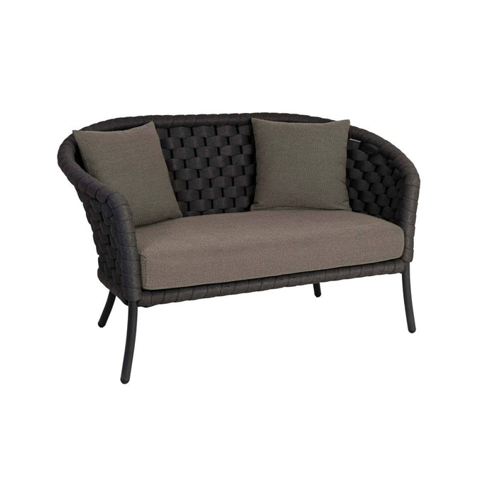 Cordial Luxe Dark Grey Lounge Garden Furniture Set with Coffee Table (Colour Options)