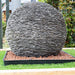 Mid Ulster Garden Centre Water Feature Grey Planet Slate Sphere Garden Water Feature - 50cm Diameter