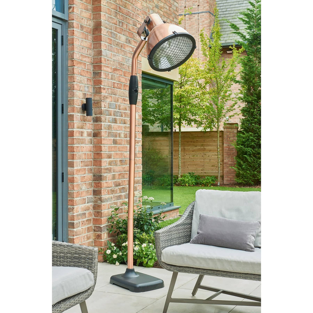 Kalos Copper Floor Standing Heater — Mid Ulster Garden Centre (Hortus Vitae  Ltd)