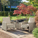 Kettler Garden Furniture Kettler Palma Duo Relaxer Set in Oyster with Stone Cushions