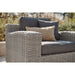 Kettler Garden Furniture Kettler Palma Luxe 3 Seat Sofa Coffee Lounge Set In White Wash