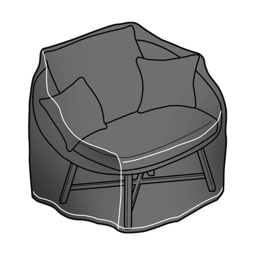 Kettler Garden Furniture Accessories Kettler La Mode Comfort Chair Protective Cover in Grey
