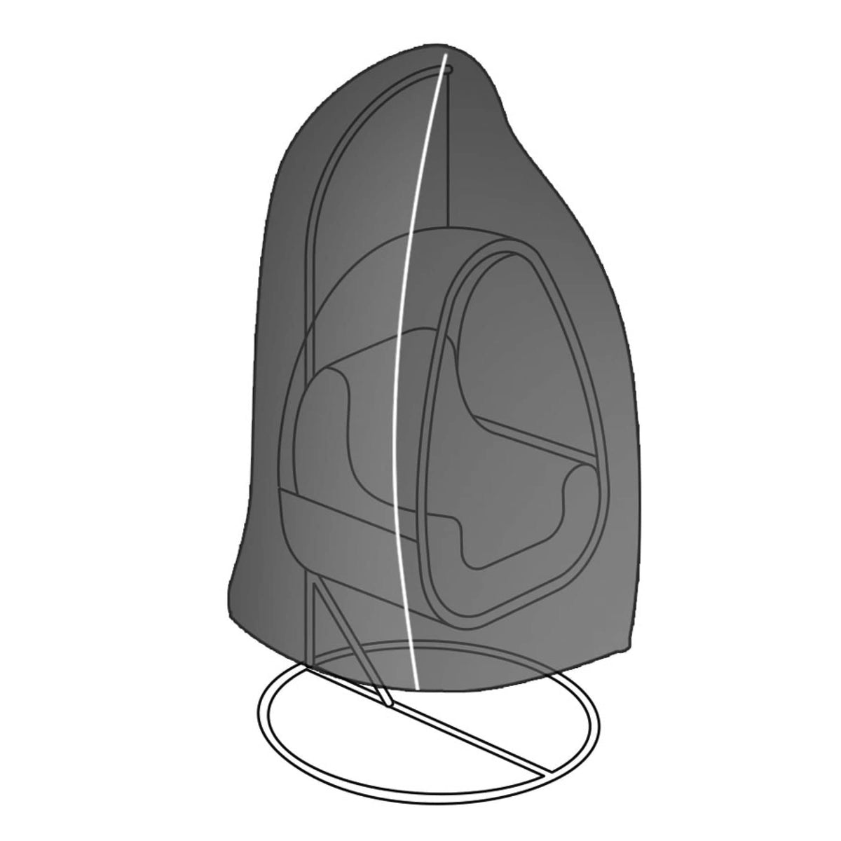 Kettler Garden Furniture Accessories Kettler Palma Single Cocoon Protective Cover in Grey