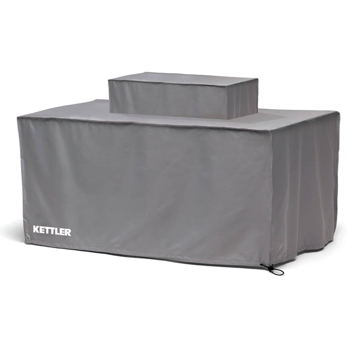 Kettler Garden Furniture Accessories Kettler Palma Standard Fire Pit Table Protective Cover in Grey