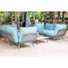 Alexander Rose Garden Furniture Alexander Rose Beach Lounge Jade 2-Seater Sofa and Coffee Table Set