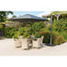 Alexander Rose Garden Furniture Accessories Alexander Rose Round Cantilever Sunshade 3.5m Parasol - Charcoal, Ecru, Taupe