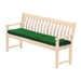 Alexander Rose Garden Furniture Accessories Forest Green Alexander Rose Polyester 5ft Bench Cushion - 579