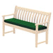 Alexander Rose Garden Furniture Accessories Forest Green Alexander Rose Premium Olefin 5ft Bench Cushion - 567