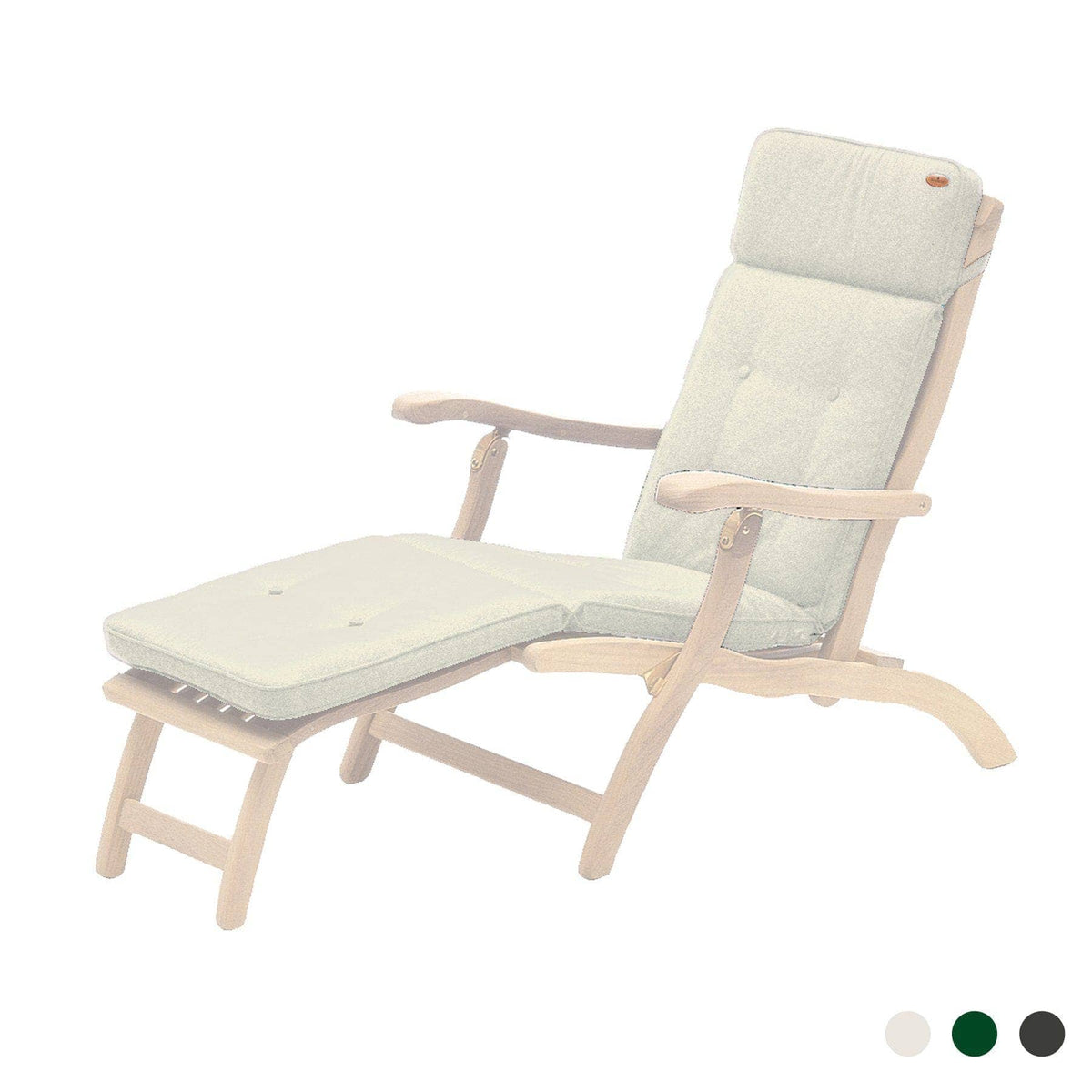 Alexander Rose Garden Furniture Accessories Oatmeal Alexander Rose Premium Olefin Steamer Cushion - 556
