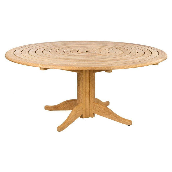 Alexander Rose Garden Furniture Alexander Rose Roble Bengal Round 8 Seater Set, Table with Lazy Susan - Bengal Chairs