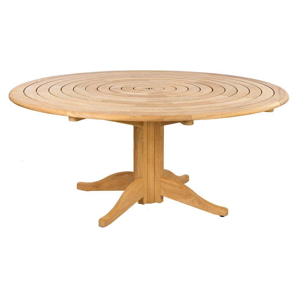 Alexander Rose Garden Furniture Alexander Rose Roble Bengal Round 8 Seater Set - Broadfield Armchairs