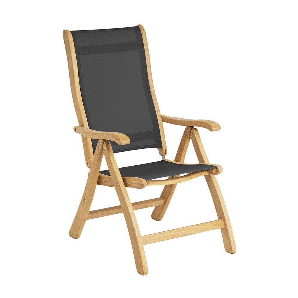 Alexander Rose Garden Furniture Alexander Rose Roble Recliner Chair Charcoal Sling