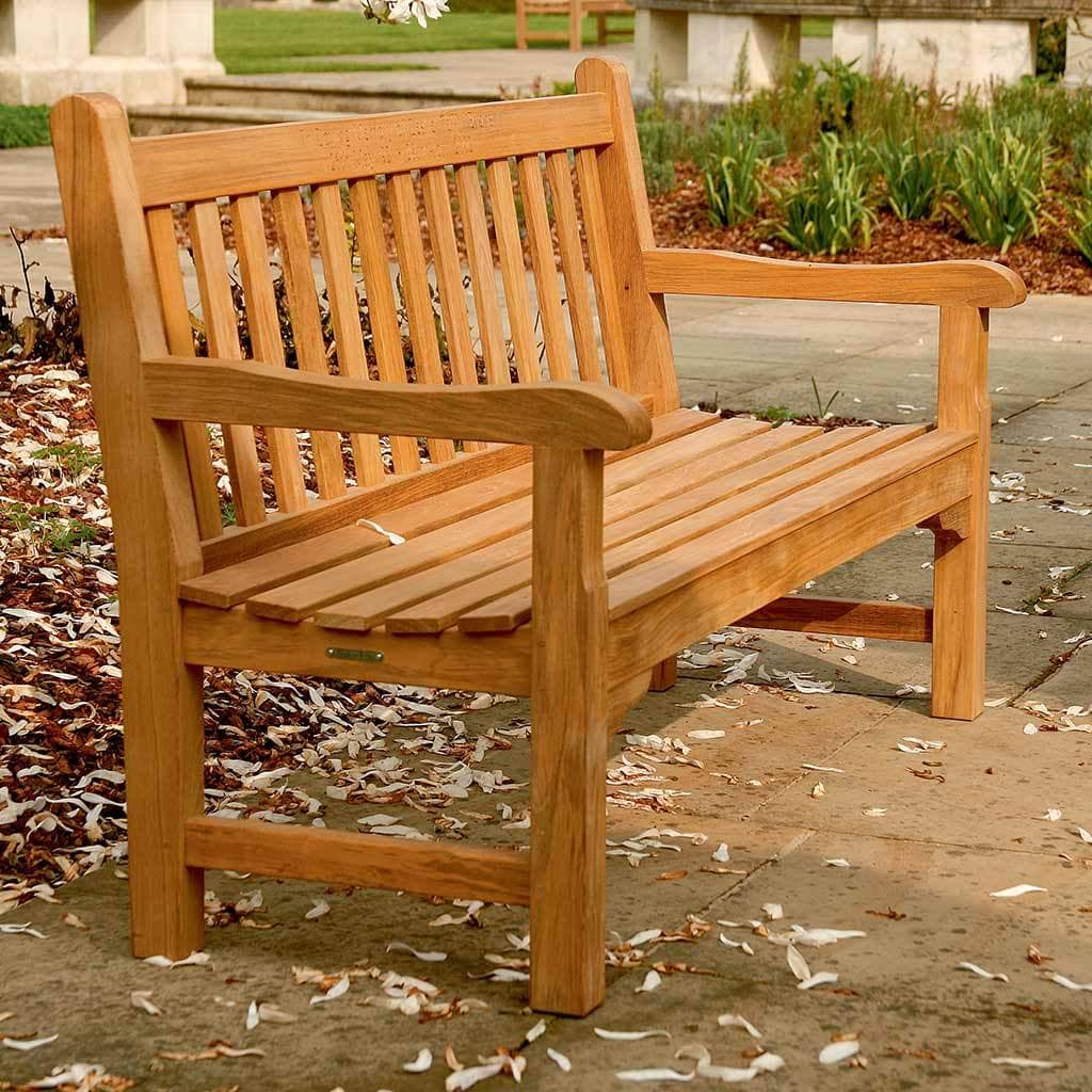 Barlow Tyrie Garden Furniture Barlow Tyrie Glenham Teak Garden Seating Bench 149cm / 5ft