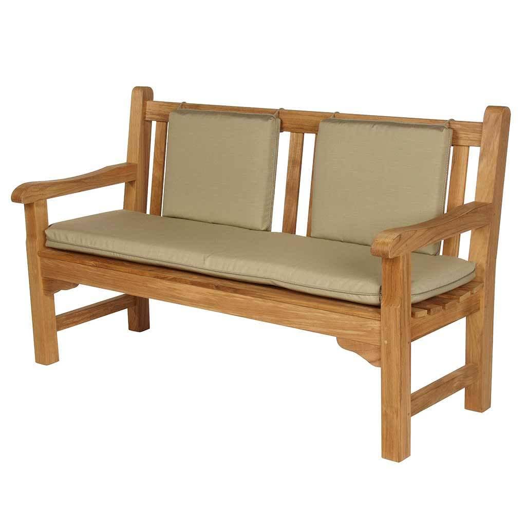 Barlow Tyrie Garden Furniture Barlow Tyrie Glenham Teak Garden Seating Bench 149cm / 5ft