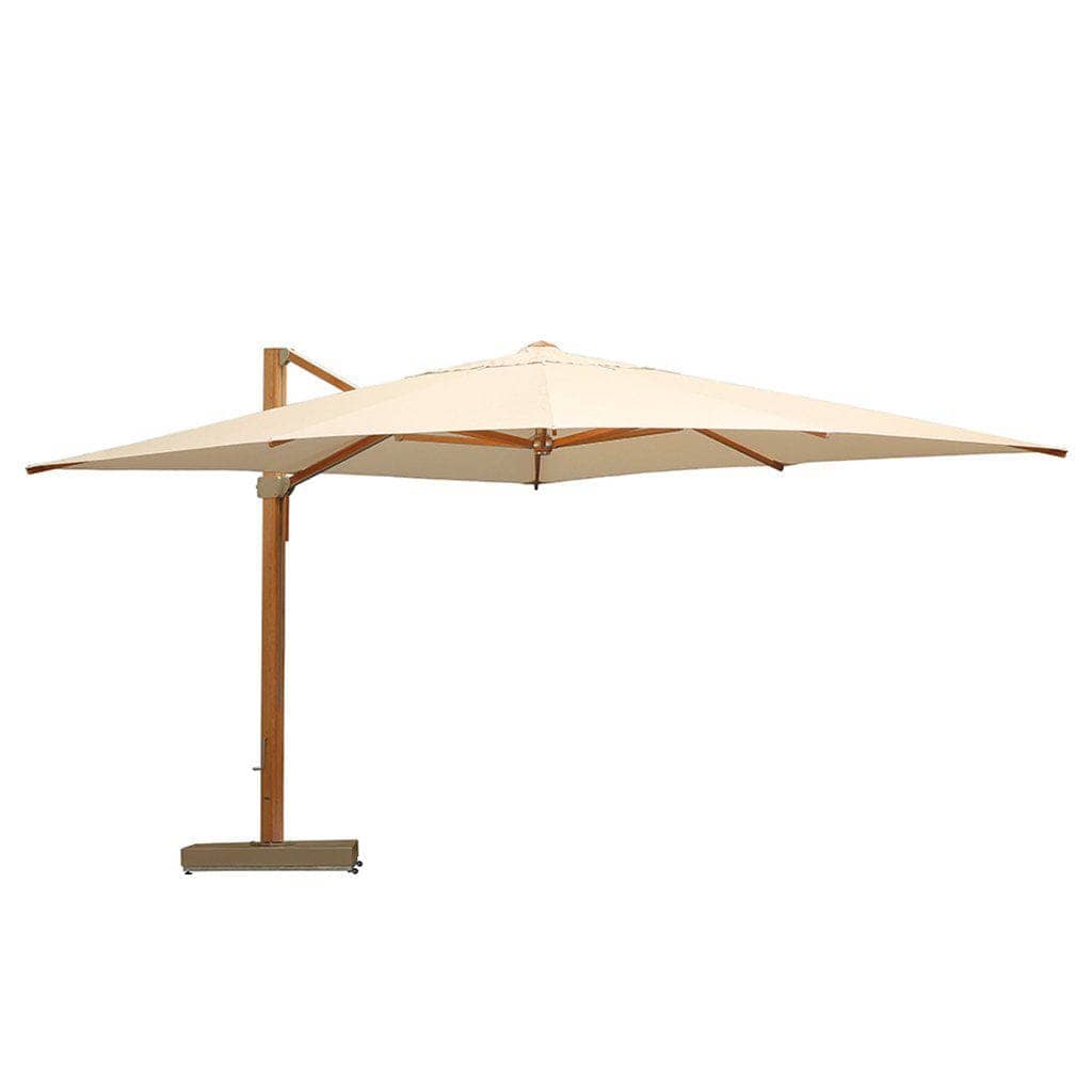 Barlow Tyrie Garden Furniture Accessories Barlow Tyrie Napoli 3.5m Square Cantilever Parasol With Free Standing Base