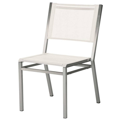 Barlow Tyrie Garden Furniture Barlow Tyrie Equinox Stacking Side Chair with Pearl Sling
