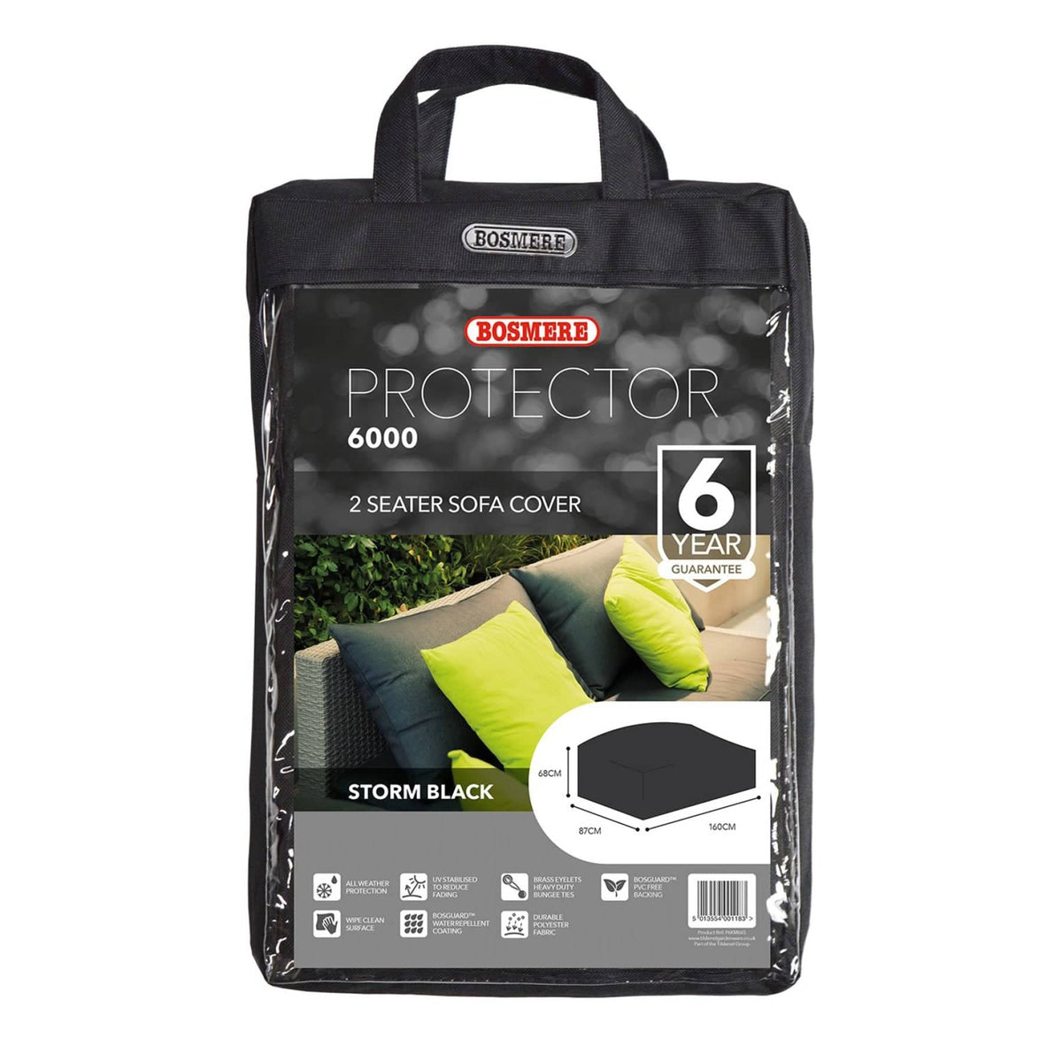 Bosmere Garden Furniture Accessories Bosmere Protector 6000 (Modular) 2 Seater Sofa Cover - M665