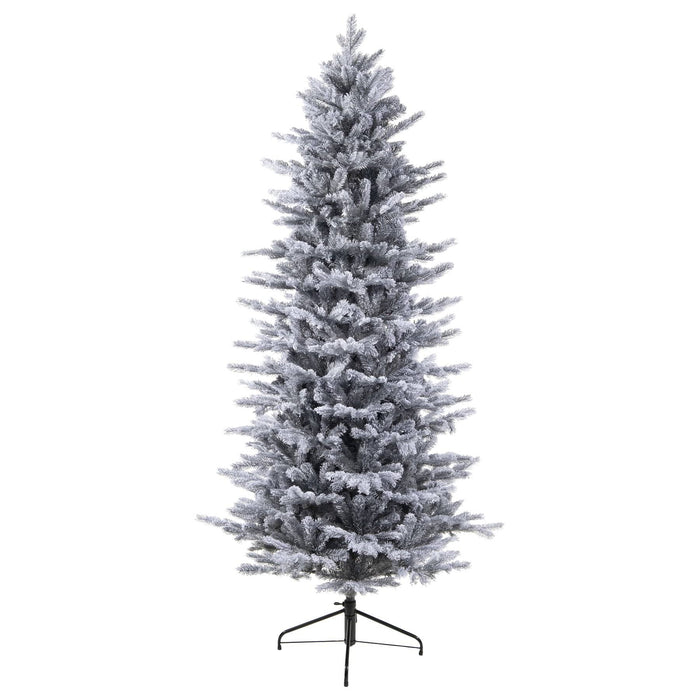 Kaemingk Everlands Grandis Slim Fir White Frosted Christmas Tree 240cm / 8ft