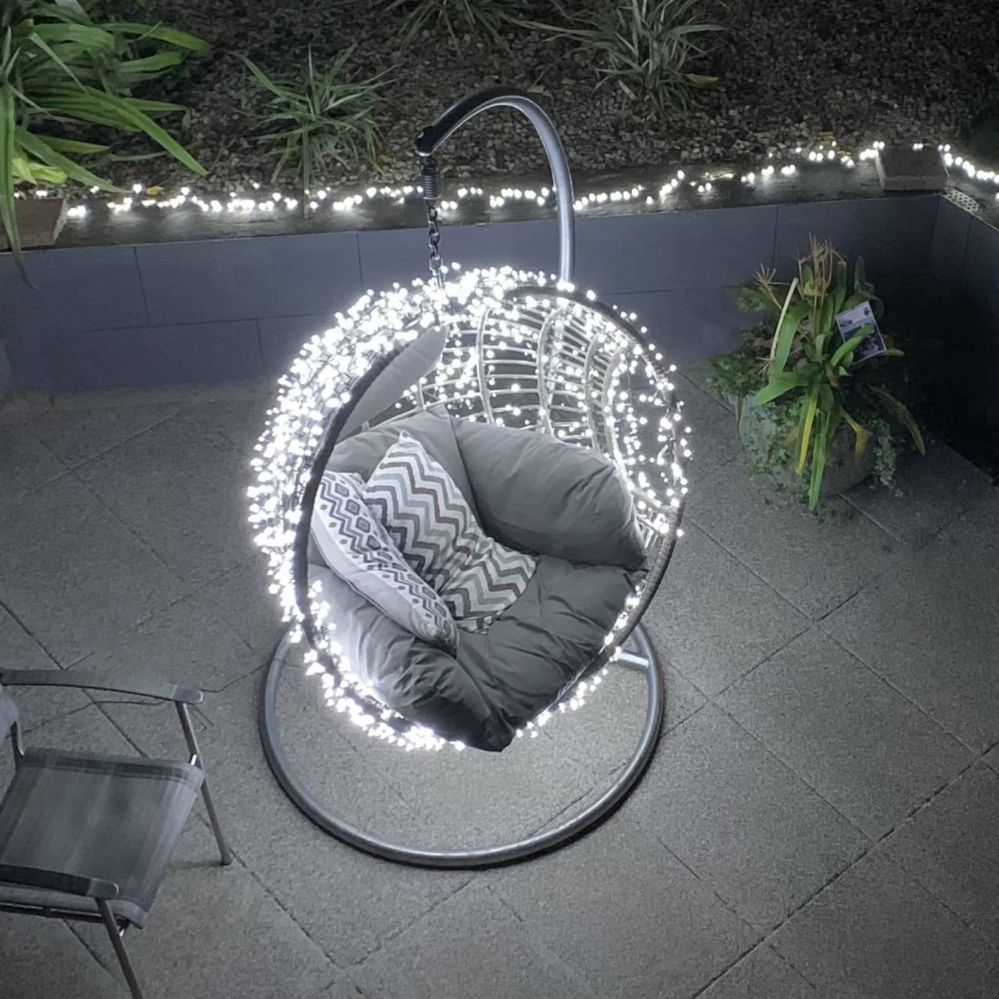 London Hanging Rattan Outdoor Egg Chair Ireland Kaemingk — Mid Ulster