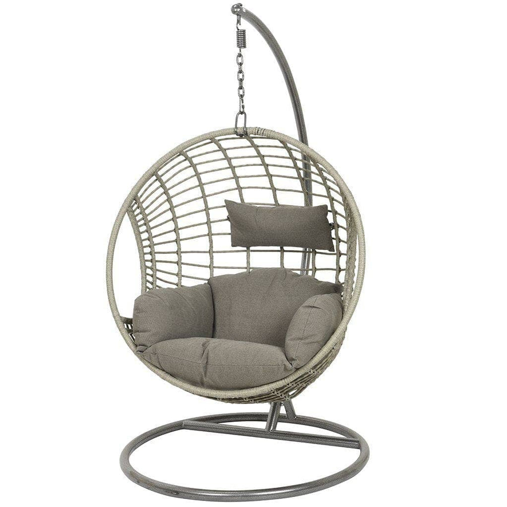 London Hanging Rattan Outdoor Egg Chair Ireland Kaemingk — Mid Ulster