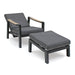 Kettler Garden Furniture Kettler Elba Relaxer With Footstool Including Cushion