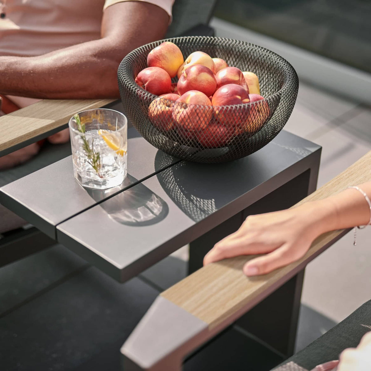 Kettler Garden Furniture Kettler Elba Relaxer With Footstool Including Cushion