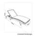 Kettler Garden Furniture Kettler Rattan Sun Lounger Universal In White Wash