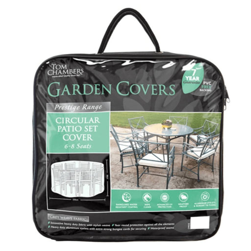 Tom Chambers Garden Furniture Accessories Tom Chambers 6-8 Seat Circular Patio Set Cover