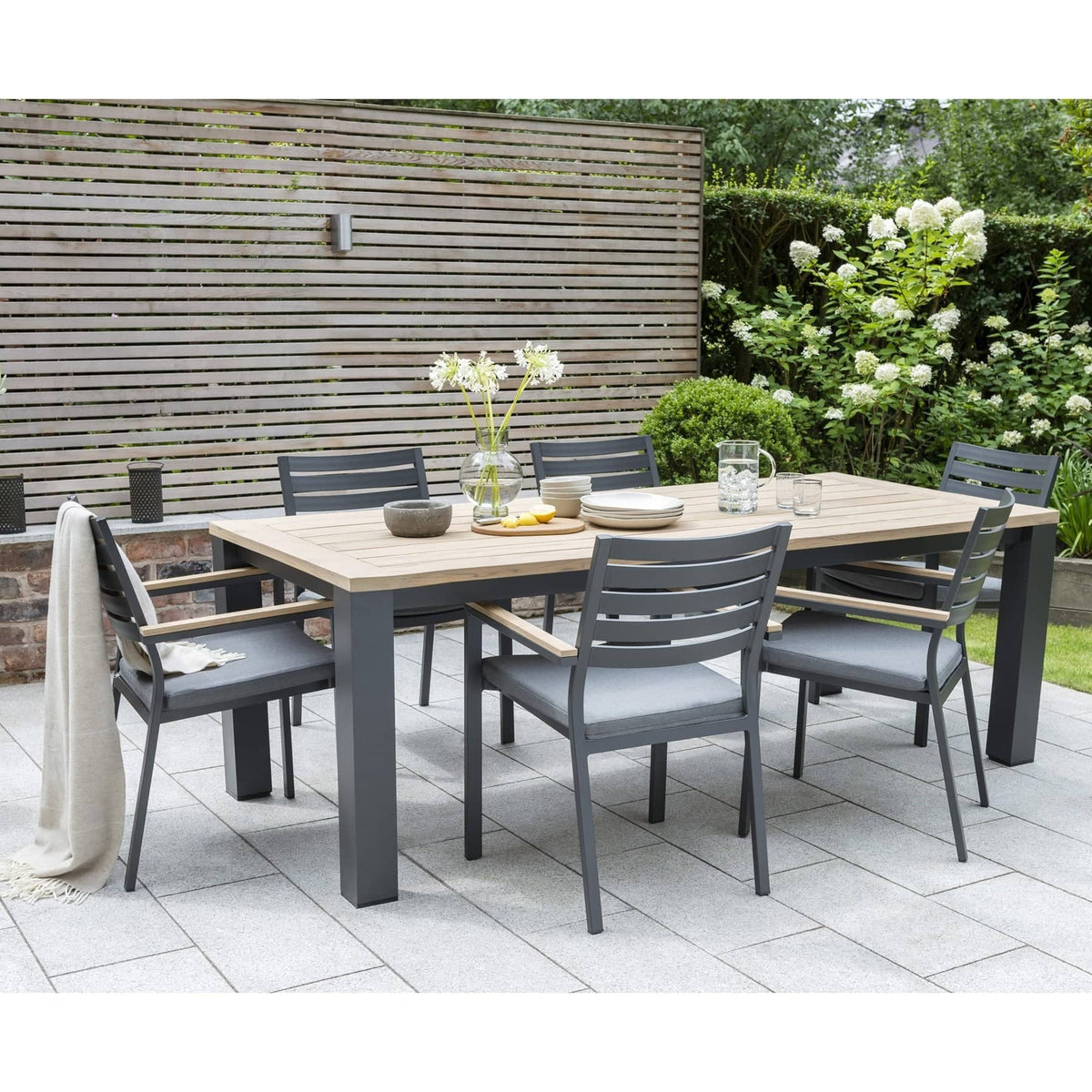 Kettler Garden Furniture Kettler Elba 6 Seat Garden Dining Table