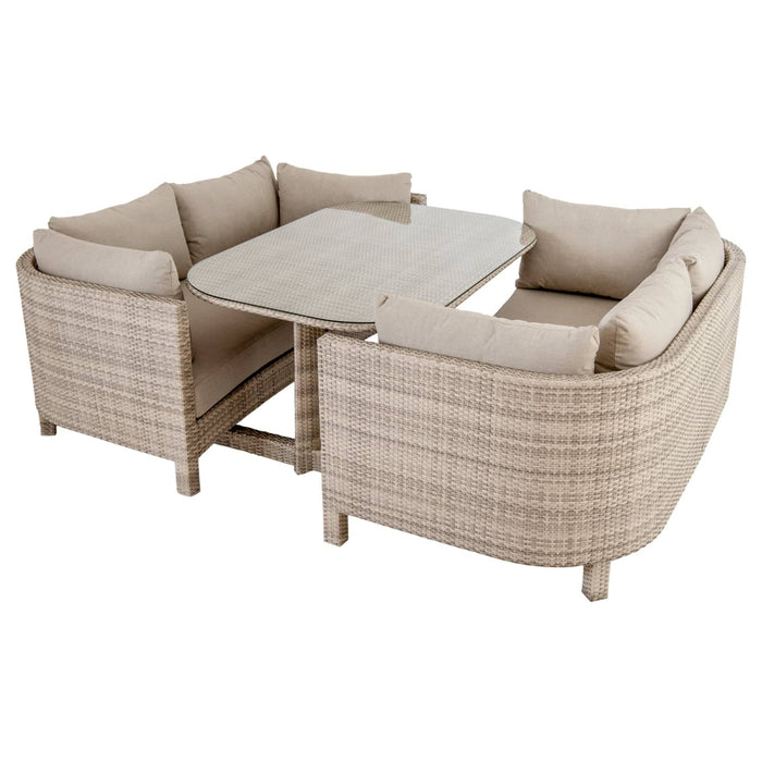 Ocean Pearl Sunset Garden Furniture Lounge Set