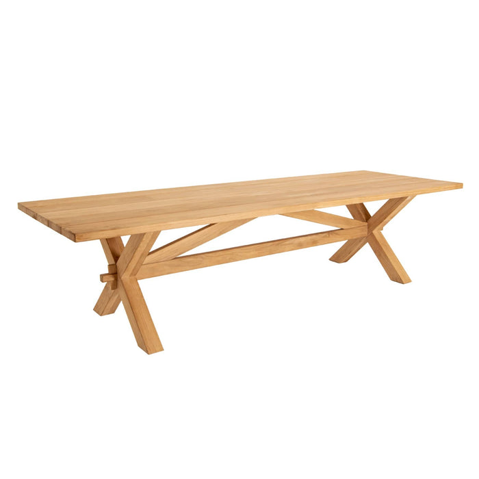 Plank Wooden Table & Cordial Garden Dining Table Set