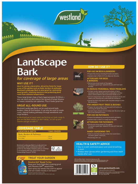 Westland Horticulture Garden Care Westland Landscape Bark 100L